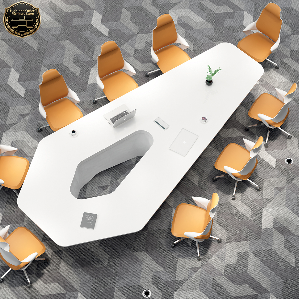 Modern White High Tech Smart O - High Tech Office Room recension och pris