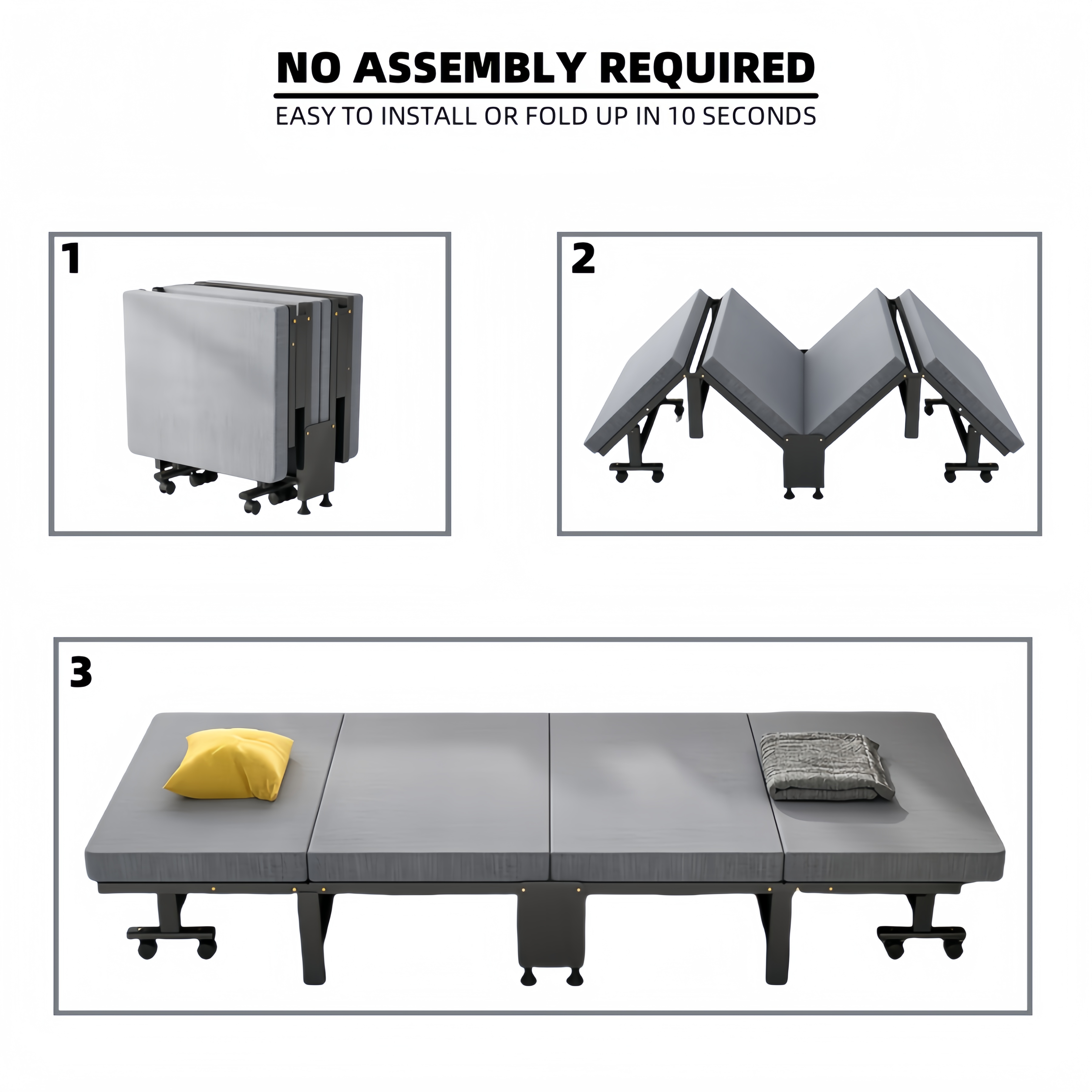 1 Dust Cover for a Folding Bed - Office Tech Design recension och pris