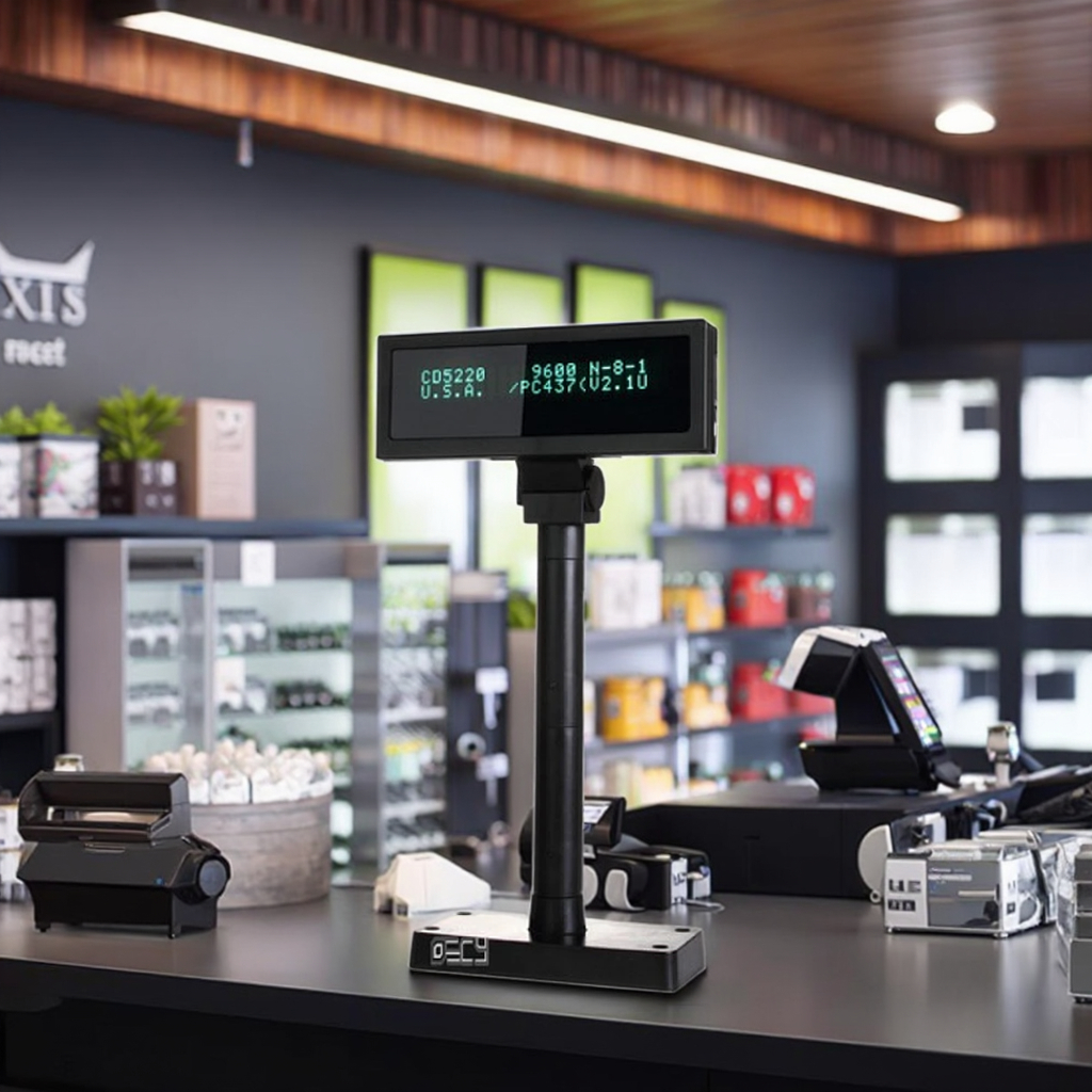 VFD True Flat 2 Lines Pos VFD  - Pole Display Customer recension och pris
