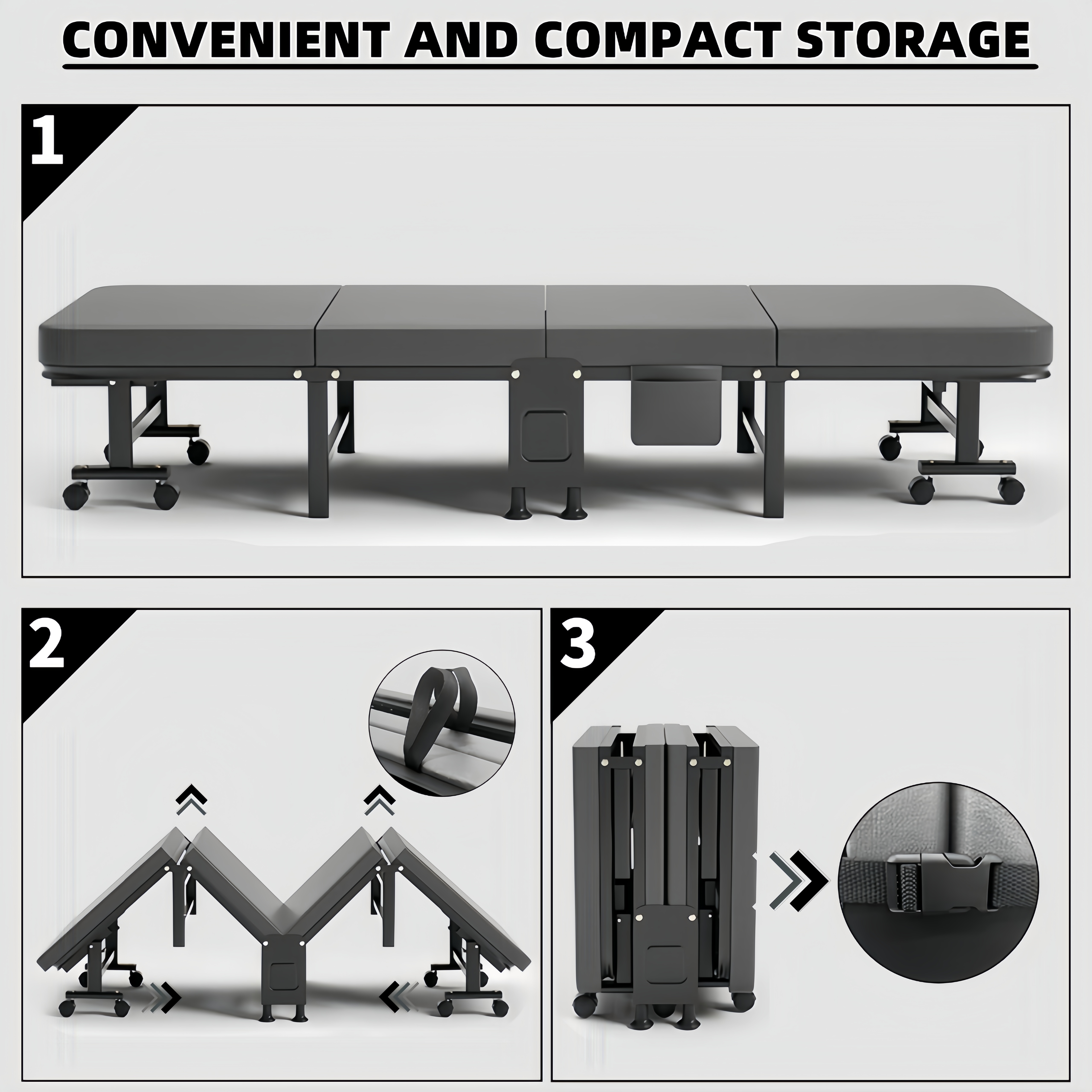 1 Dust Cover for a Folding Bed - Office Tech Design recension och pris